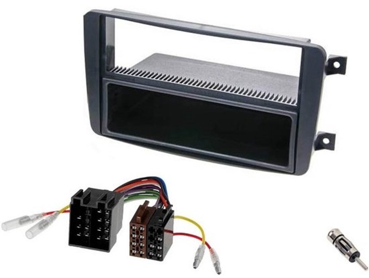 Dubbel-DIN-radioframe - Inbouwset voor Mercedes C-Klasse W203, CLK, Viano en Vito