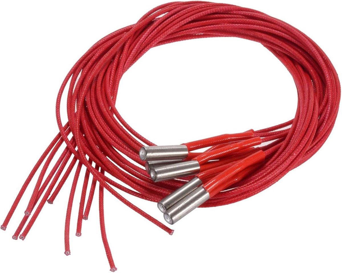 Cartridge heater 12V 40W - geschikt voor 3D printer hotend - snelle opwarming - beschermende MgO isolatie - ShopVlot