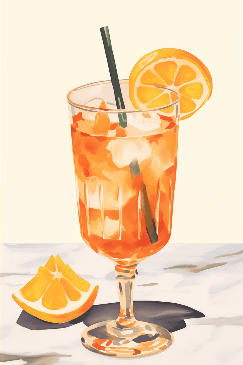 Cocktail Poster - Drank - Zomer - Terras - Horeca - posters - formaat 70x100cm - Wanddecoratie - L1819YR