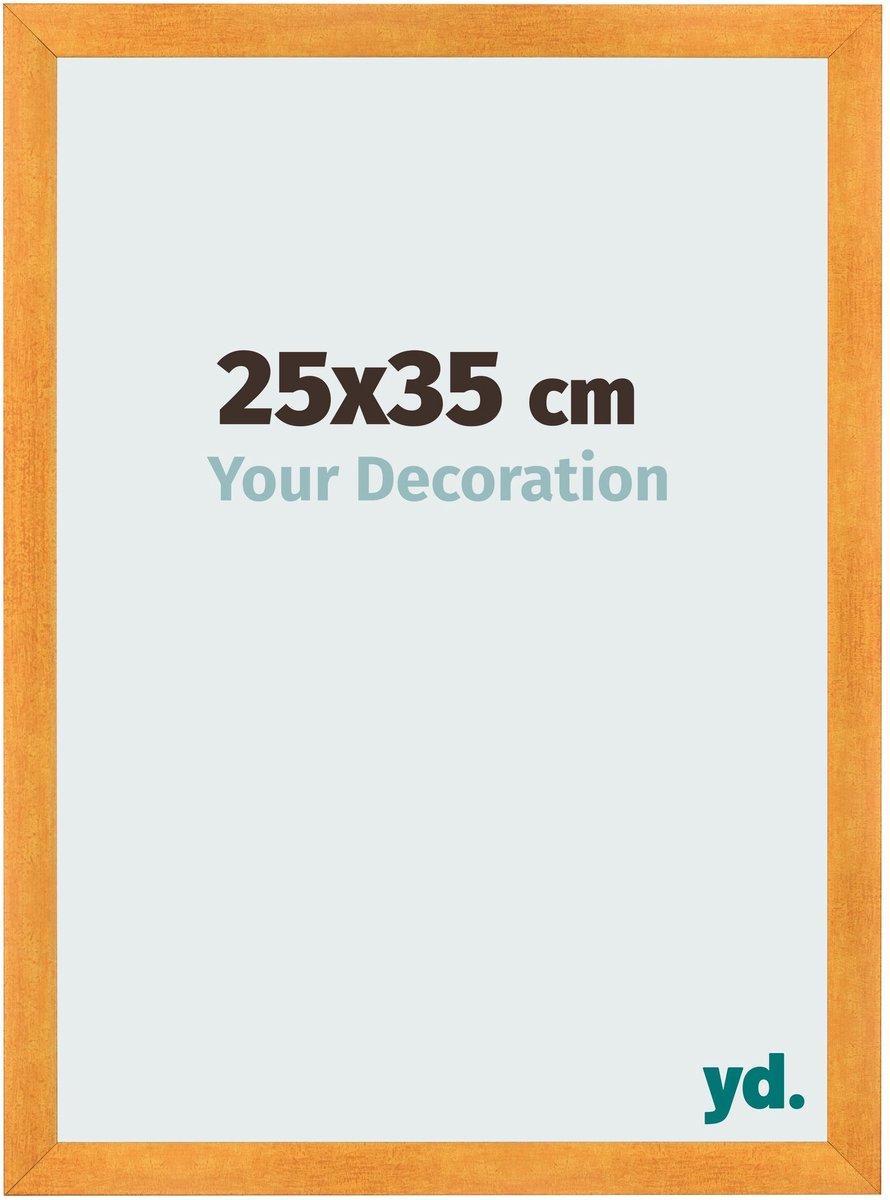 yd. Your Decoration - Fotolijst 25x35 cm - MDF - Oranje - Pisa