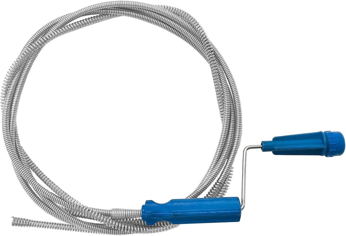 Reinigingsspiral voor Afvoer 6 mm x 5 m, Effectieve Ontstopper voor Buizen en Afvoeren