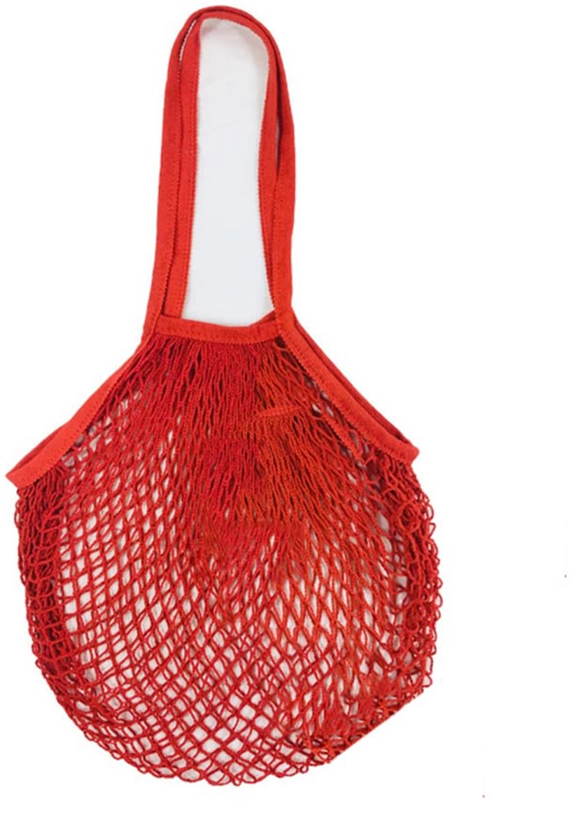 String Boodschappentas, Katoenen Herbruikbare Boodschappen Mesh Zakken Draagbare Net Winkelen Mesh String Tas voor - ShopVlot