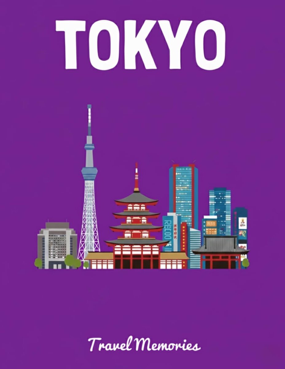 Tokyo Travel Photo Scrapbook: A DIY Memory Album with Aesthetic Pages to Paste Photos, Tickets and Write Your Japanese - ShopVlot