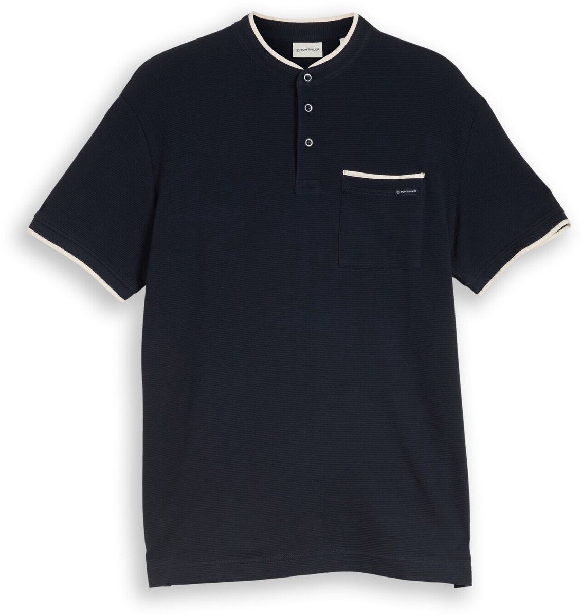 Tom Tailor - Poloshirt met borstzak - Maat XXL - sky captain blue ottoman