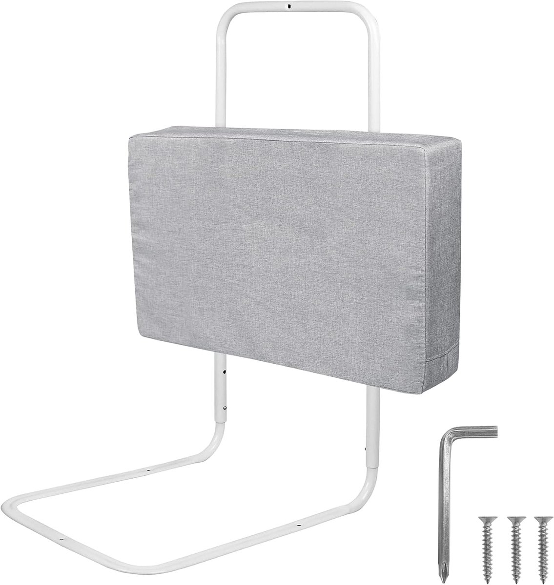 50cm Uitvalbeveiliging Softpack Kinderbedbeschermer Draagbaar Bedhek in Hoogte Verstelbaar Kinderhek Baby Bedhekje Bedrandbeschermer voor Kinderbedje (Zeegroen)