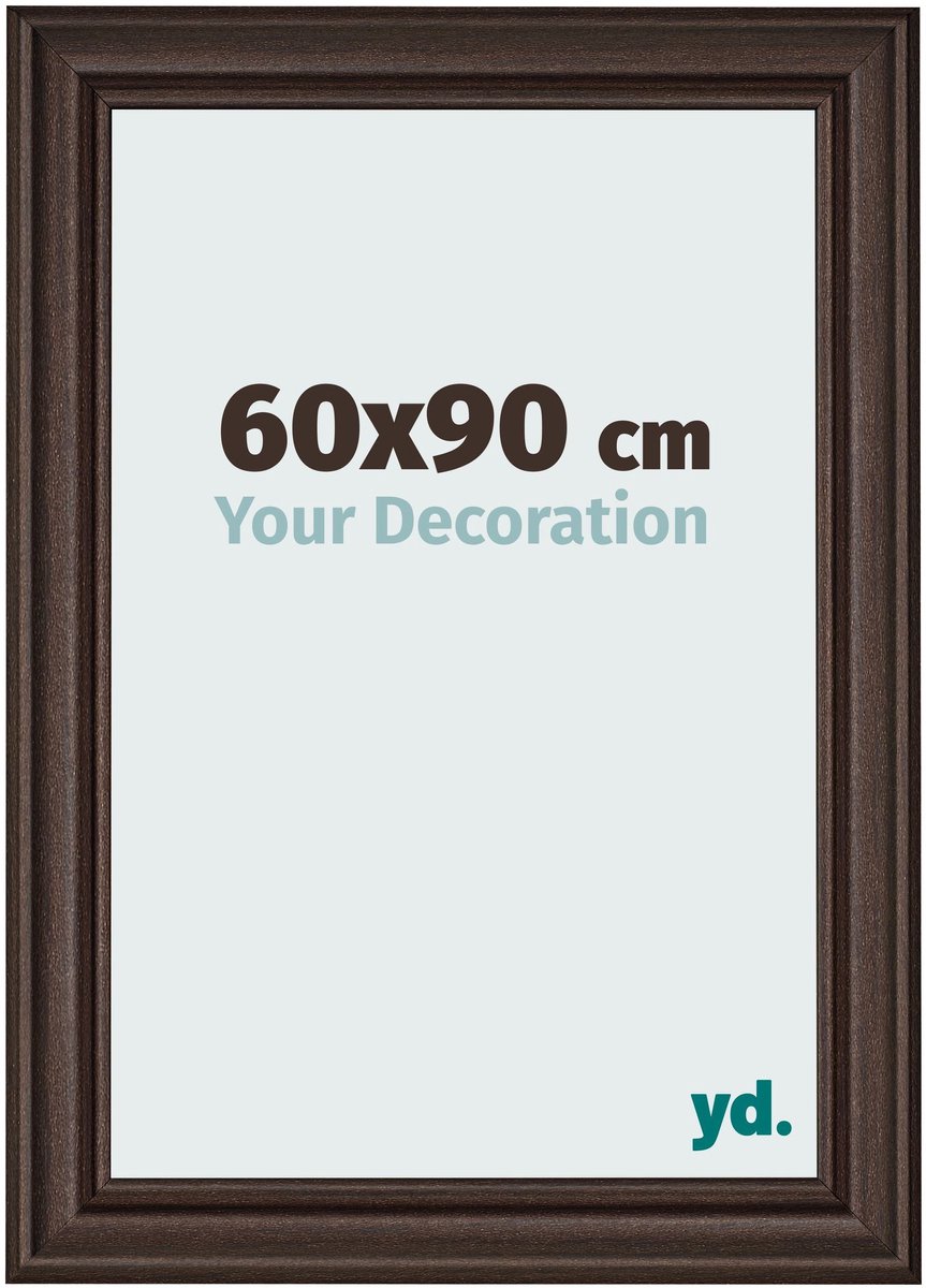 yd. Your Decoration - Fotolijst 60x90 cm - MDF - Eiken Donker - Lazio