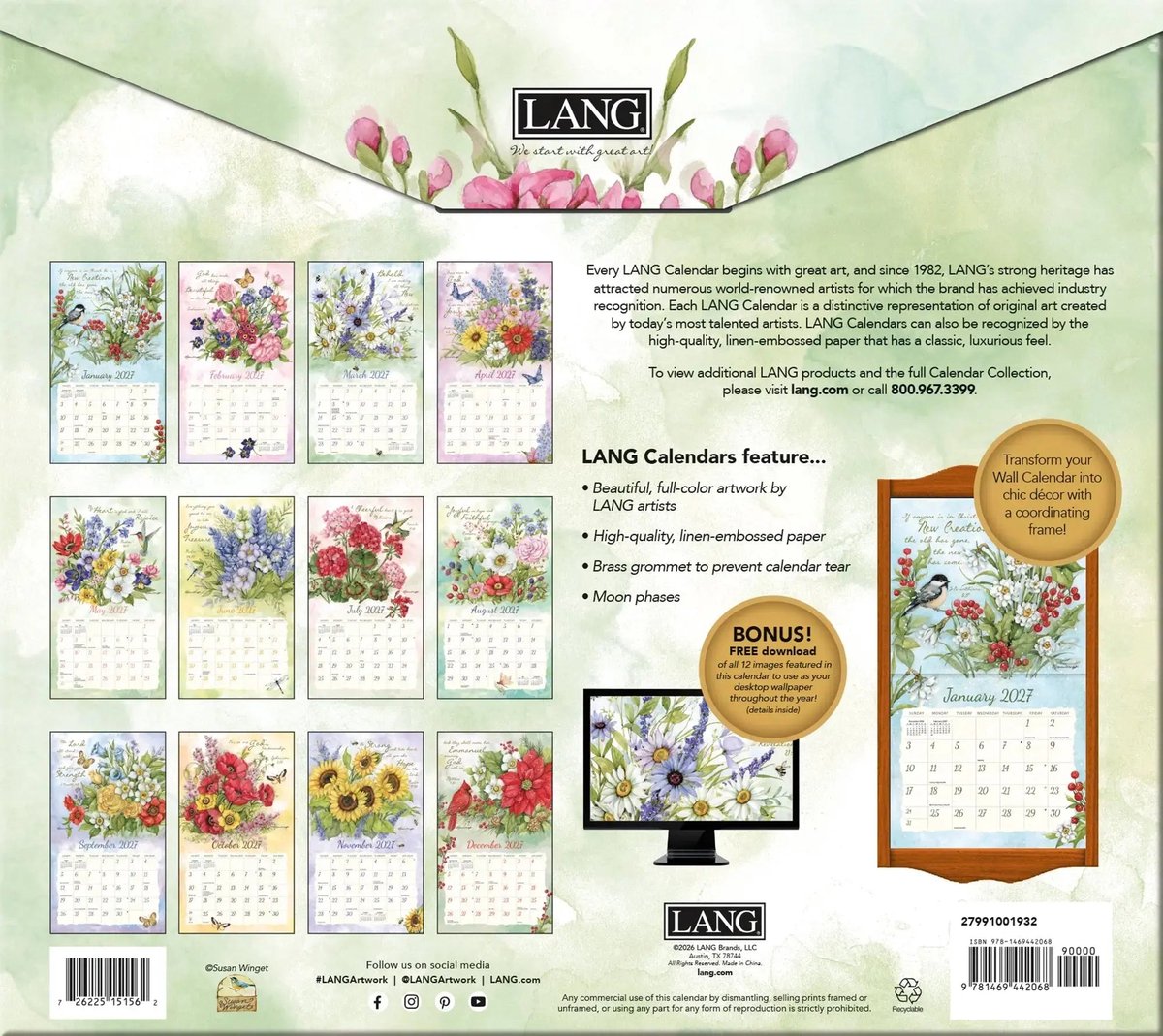 Nature's Grace Kalender 2027