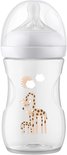 Philips Avent Natural Response babyfles, 260 ml, met giraffe print, melkdoorstroming 3.