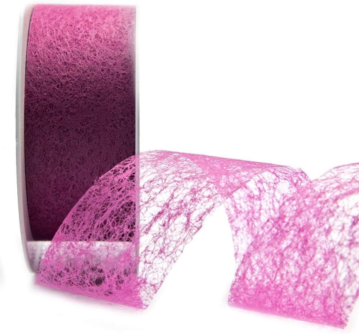 Decoratielint Vliesband Geschenklint Deco Netband Floristik Band Vliesband Decovlies Tafeldecoratie om te knutselen Decoreren Tafelloper Bruiloft Tafeldecoratie