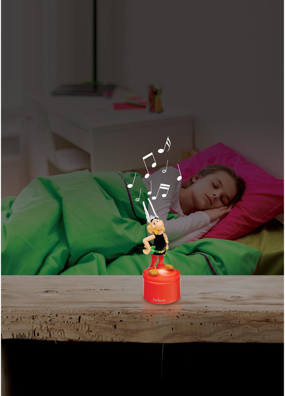 Astérix nachtlampje Bluetooth luidspreker