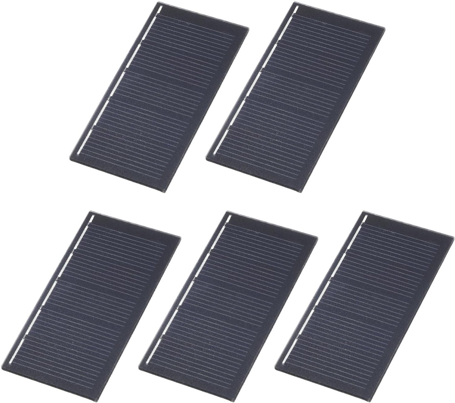 Miniatuur zonnepanelen 5 stuks - 2,5 V, 0,325 W - fotovoltaïsche cellen - ideaal voor speelgoed - ServiceTopper