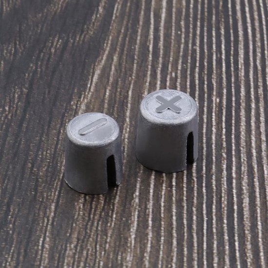 Batterij Terminal Converter Adapters 11-13mm naar 16-18mm - Lood - Zuurbestendig - Veilige elektrische verbinding - 2 stuks - Vemera — afbeelding 4