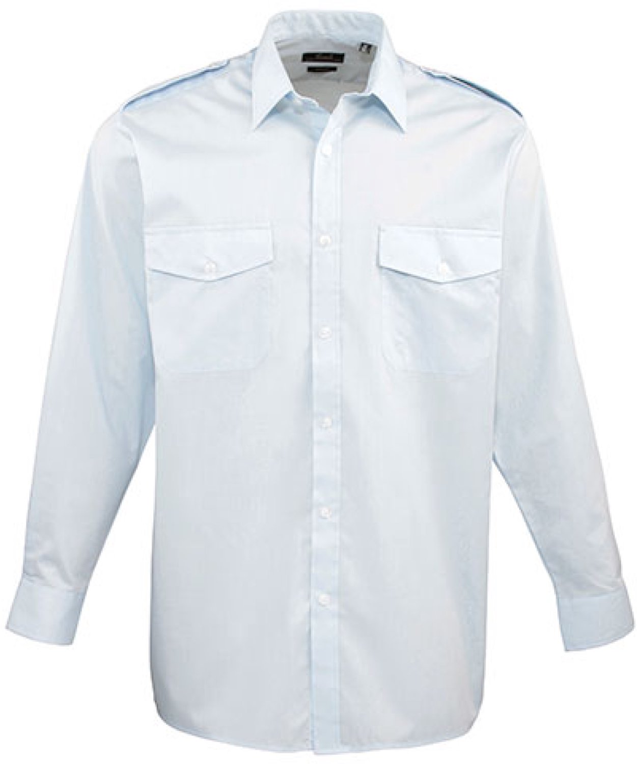 Premier Workwear - Pilot Shirt Long Sleeve - Light Blue (ca. Pantone 2717C) - 46 (XXL/18)