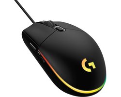 Logitech G203 LIGHTSYNC - Bedrade Gaming Muis - RGB verlichting - Zwart