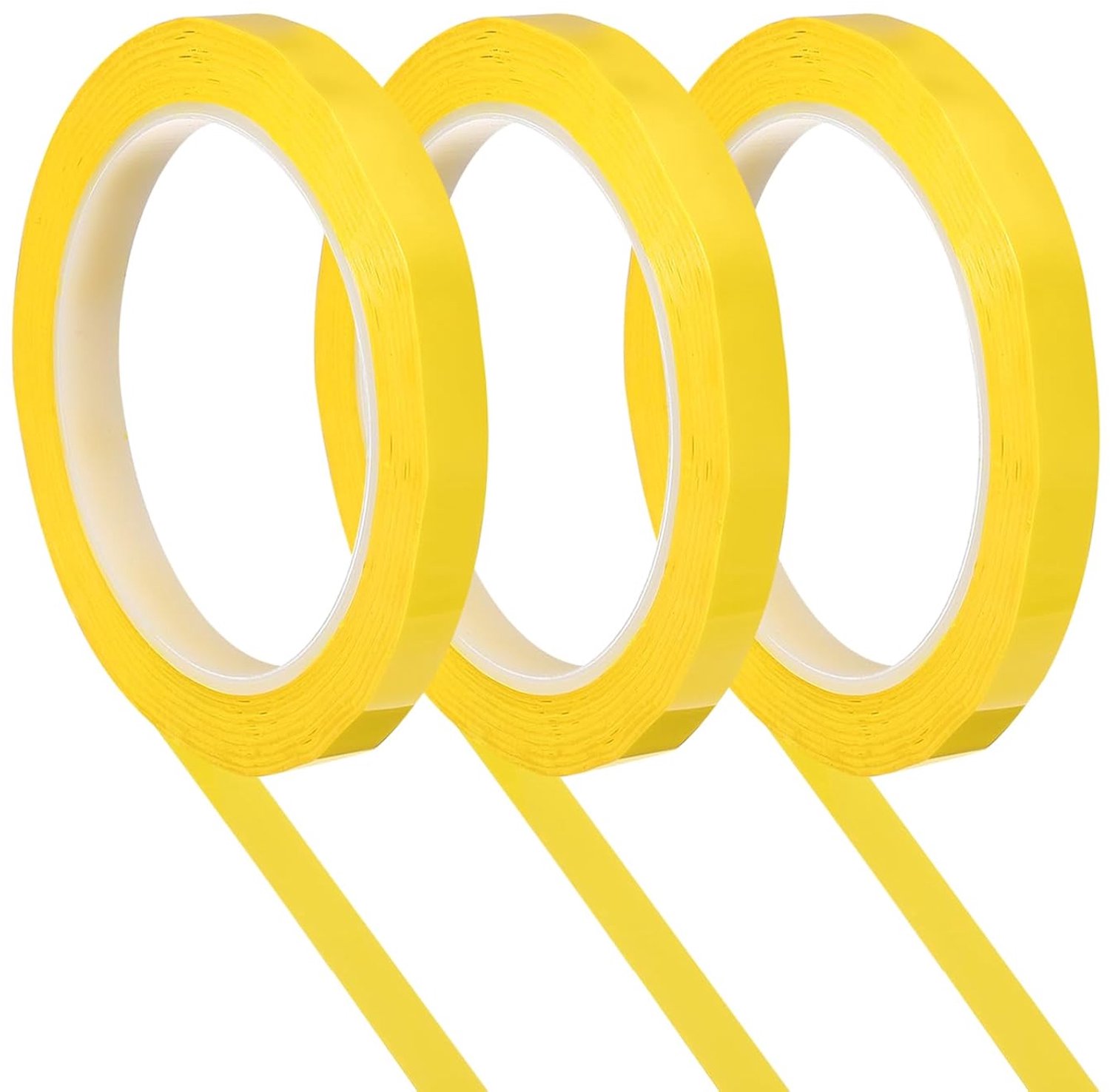 whiteboard-plakband 1,1 cm x 20,3 m - dunne tape - droog afwisbaar - ideaal voor organisatie en creativiteit - 3 stuks - Vemera
