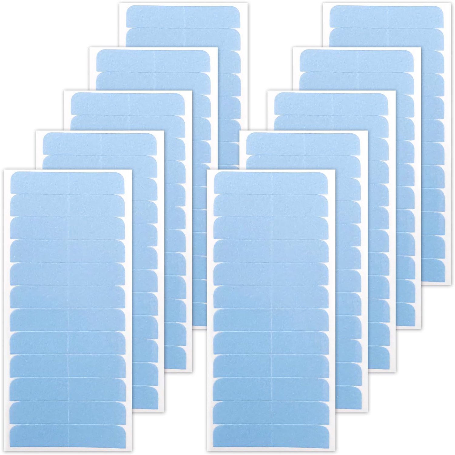 Dubbelzijdige Haarextensieplakkers - 120 Stuks - Blauwe Salontape 4cm x 0,8cm