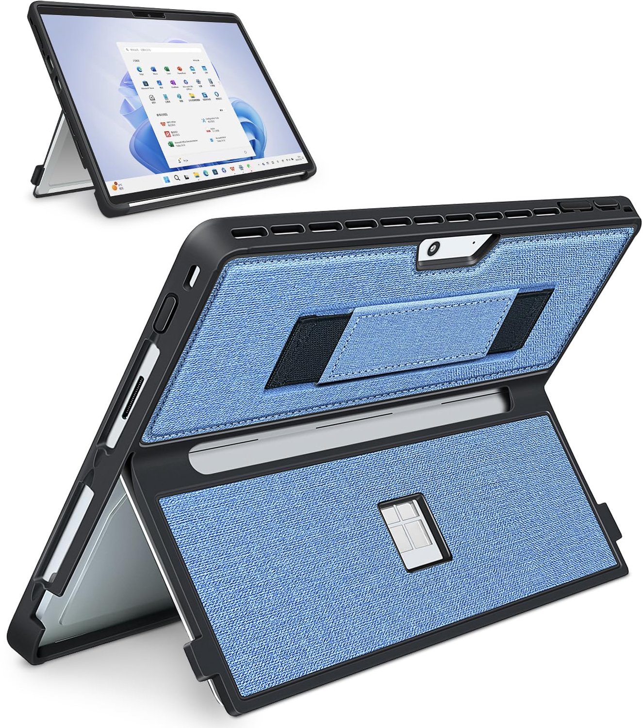 Robuuste Case voor Microsoft Surface Pro 11/10/9/8 met Handstrap