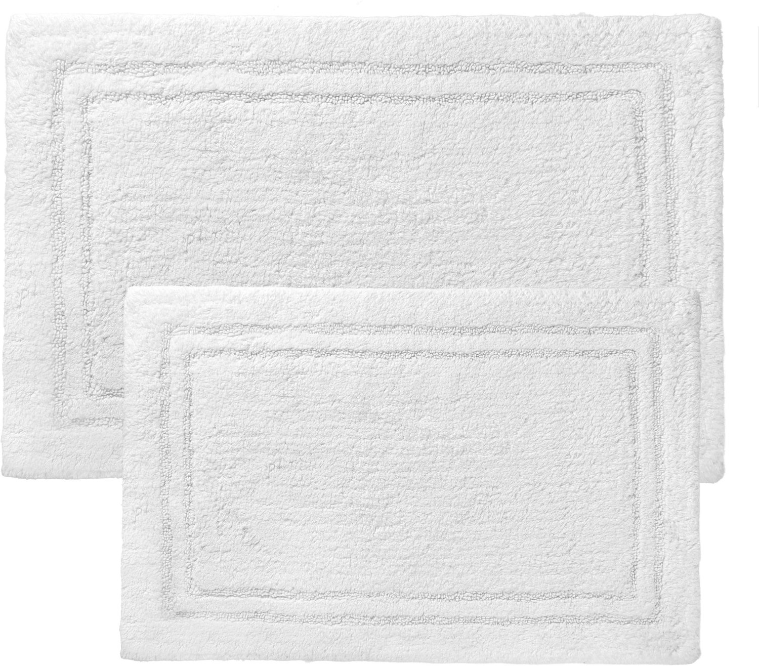 2-Piece Badlaken Set van 100% Katoen Wit