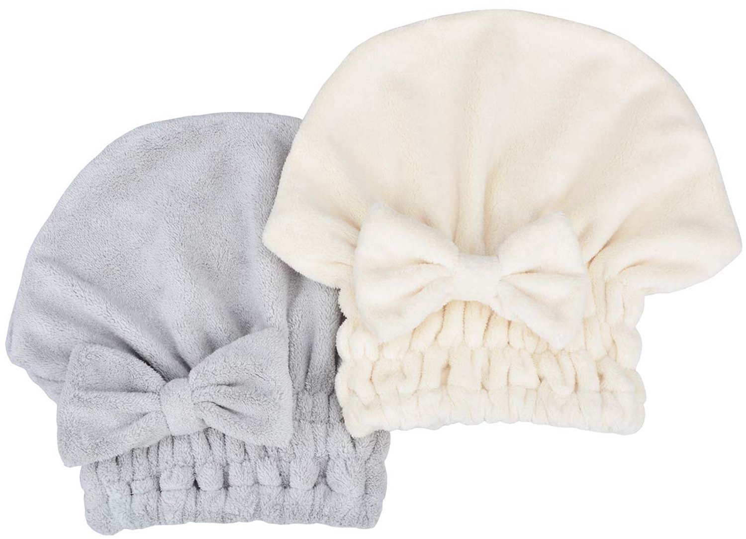 Microvezel Haarhanddoek Set van 2 voor Sneldrogende Haarverzorging