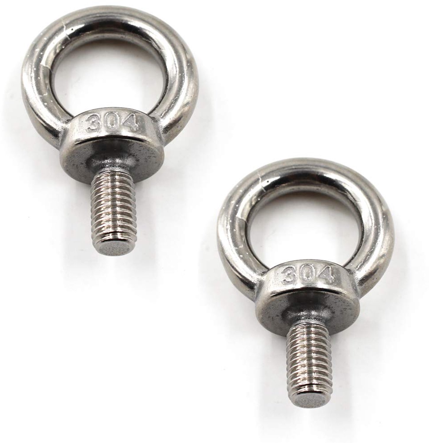 M12 Ringvormige Hefdraad Oogbout - 304 Roestvrij Staal - 2 Pack