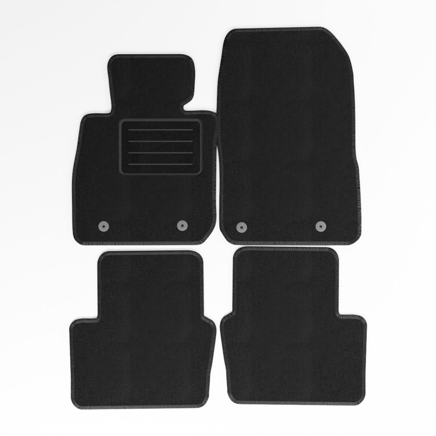 Mats4all | Naaldvilt automatten passend voor Mazda CX-3 2015-> | Antislip | Met versterking | 4-delig | Automatten | Mattenset