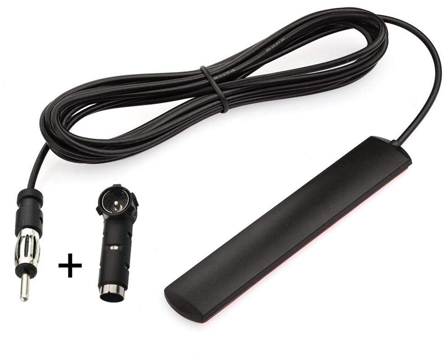 Autoradioantenne met FM 3m Kabel en ISO-Adapter voor Auto's en Vrachtwagens
