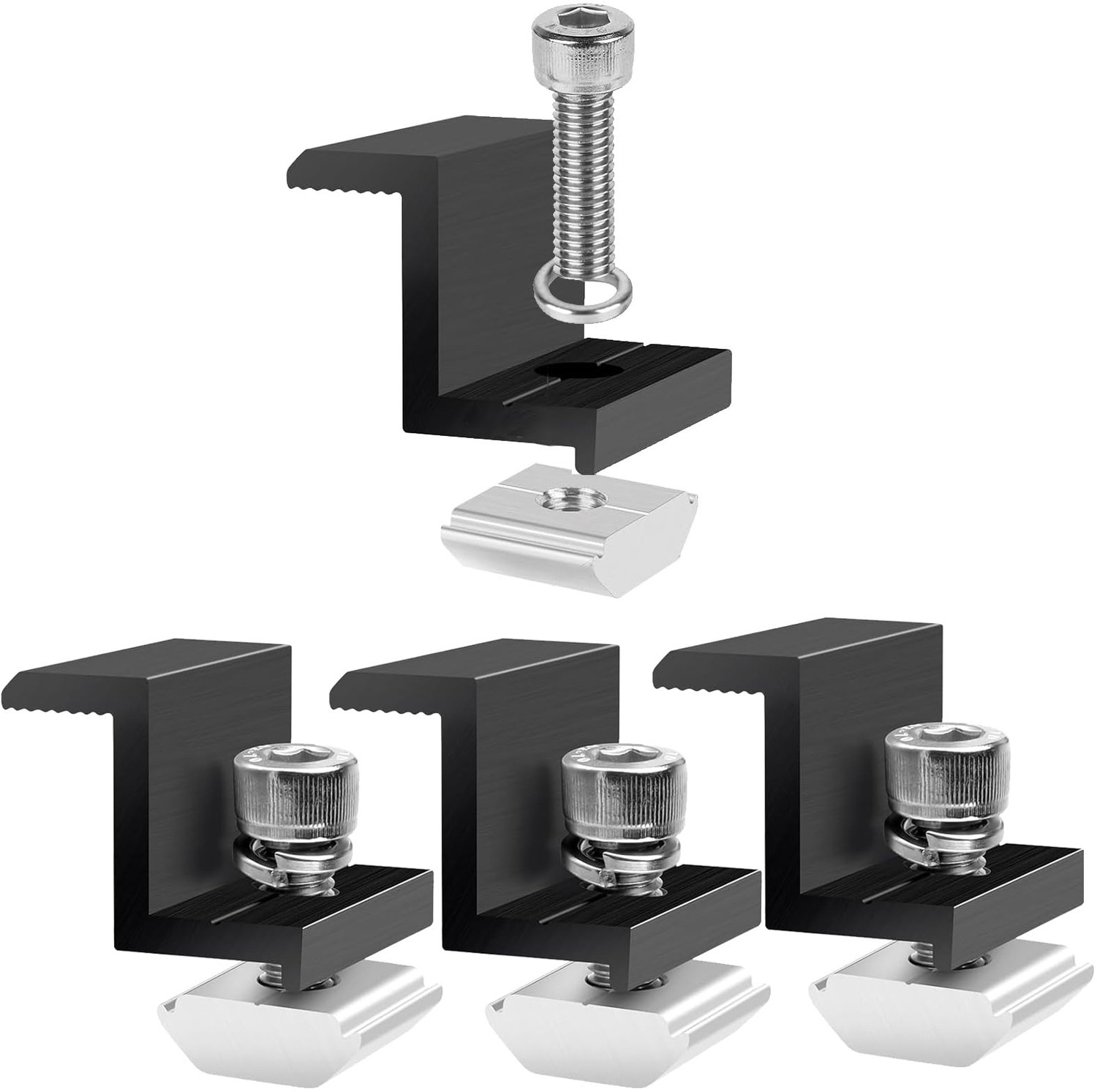 Solar Panel Bevestigingsbeugels (Set van 4)