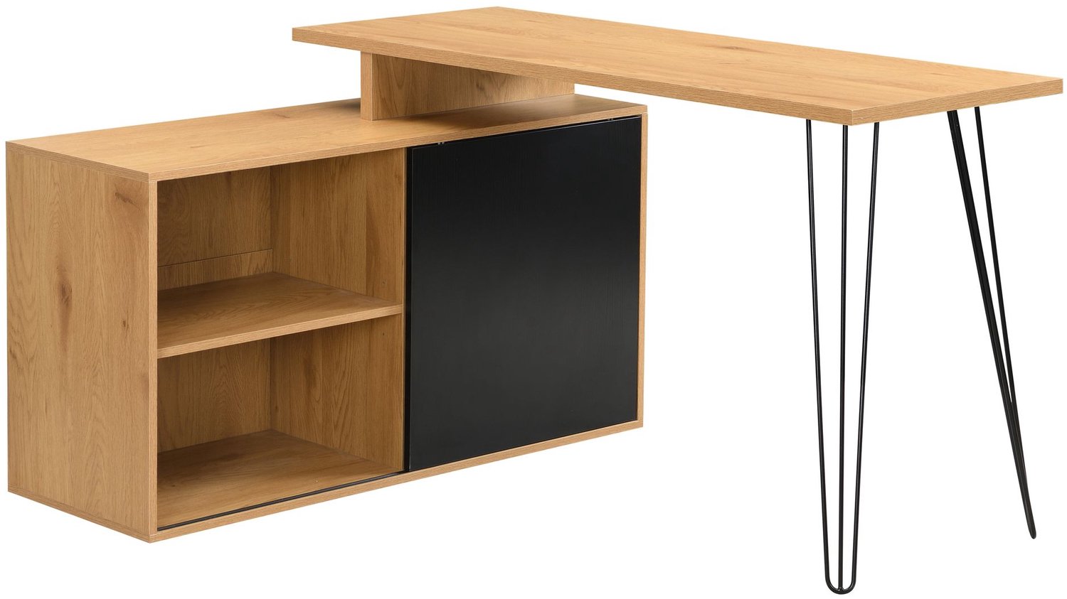 Cosmo Casa Bureau - Metaal - 130 x 110 x 74,5 cm Zie omschrijving