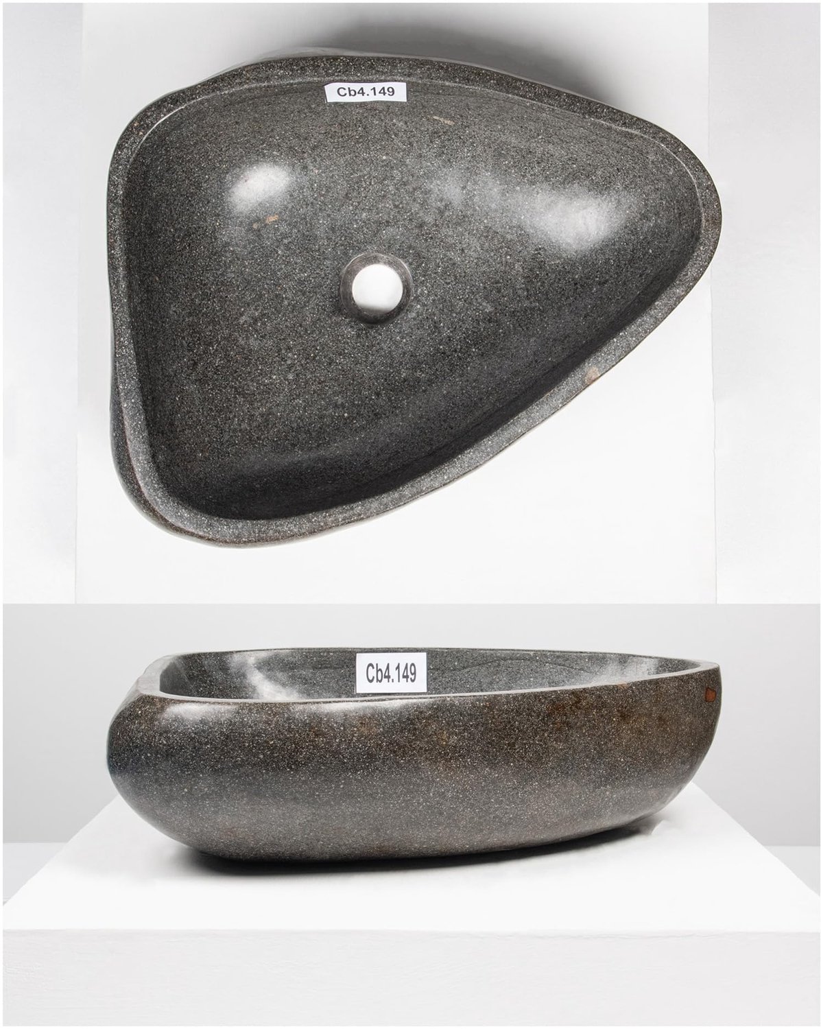 Natuurstenen Wastafel - Rond - 50 cm - Gepolijst