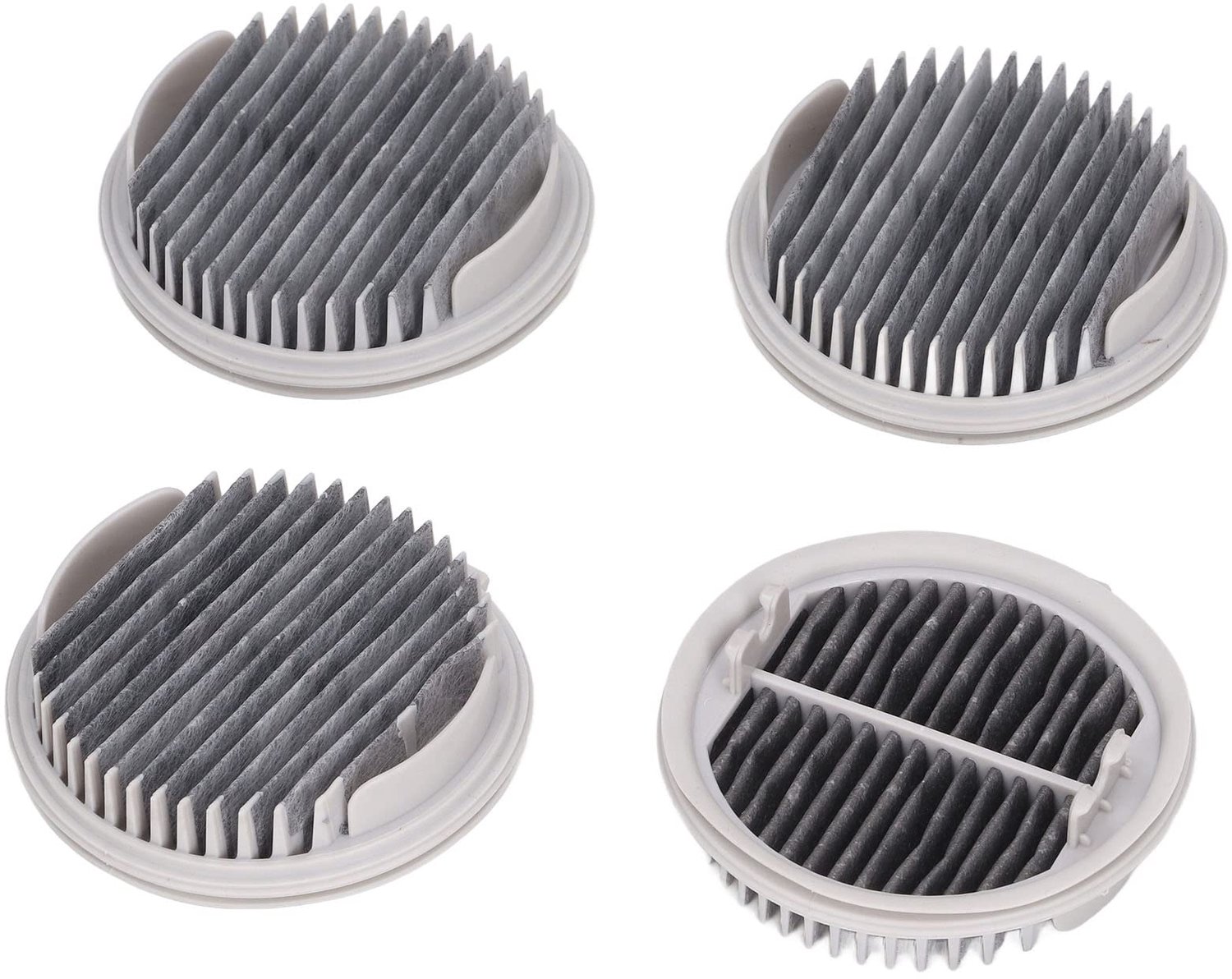 Filter 4 Stuks - Vervangende Stofzuigerfilters - Handstofzuiger Accessoires - Hoge Efficiëntie - ABS Materiaal - Verbeterde Luchtkwaliteit - Stofzuigerfilter