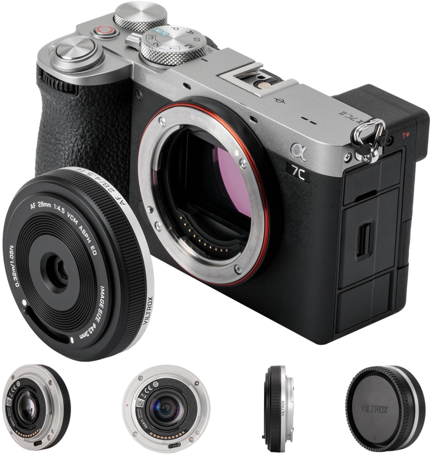 28mm f/4.5 E Mount Lens - Autofocus - Voor Sony E Camera's