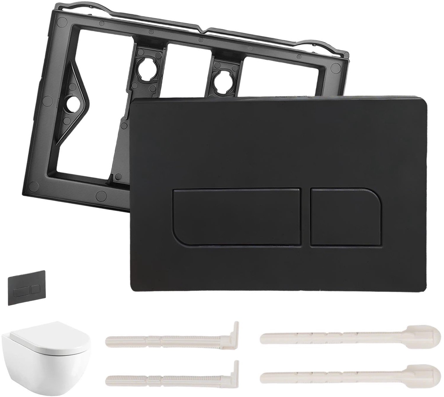 Wandmontage Controleplaat voor Toilet met Flush Function