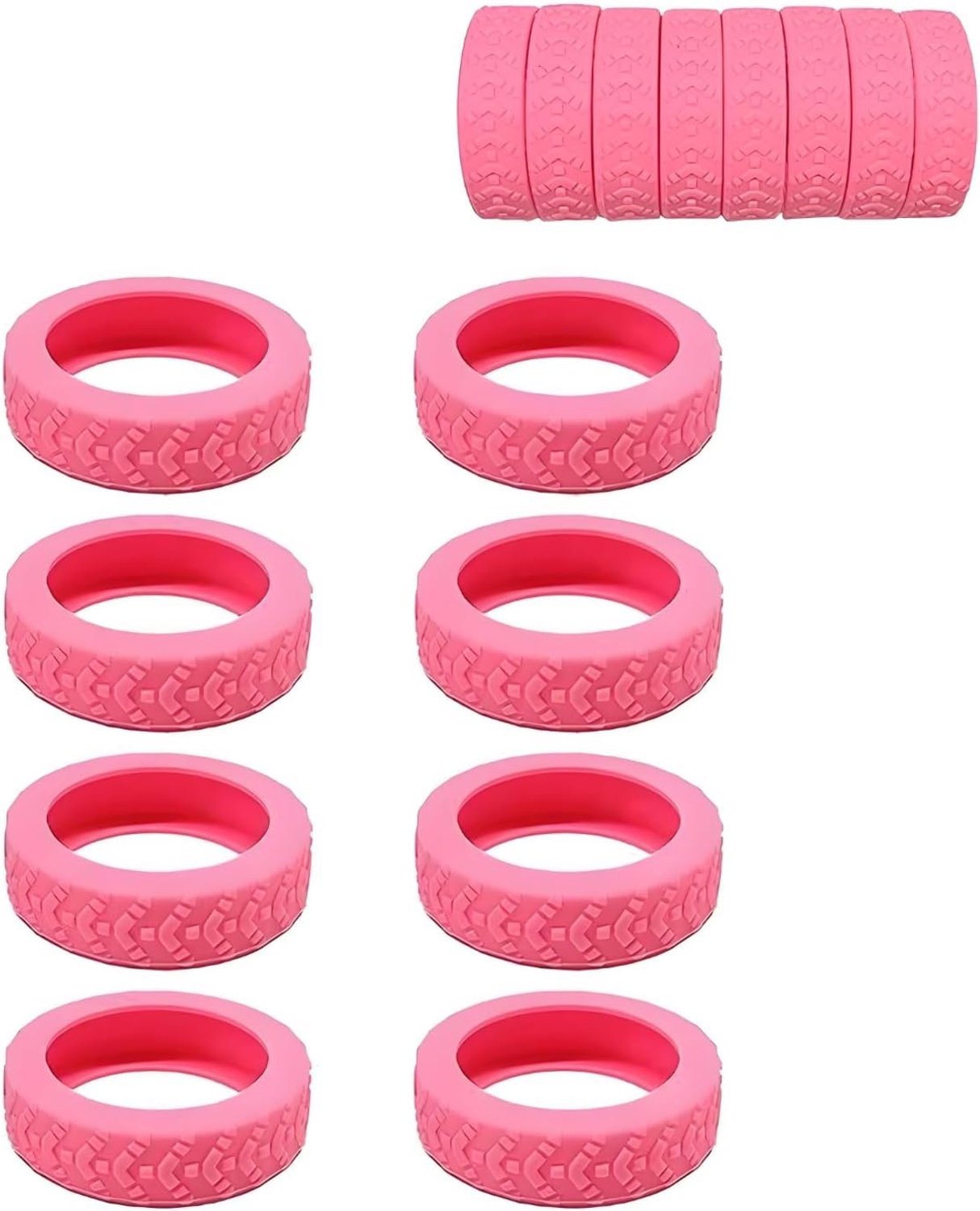 Pack of 8 Luggage Wheel Covers, Luggage Wheel Protection, Silicone Suitcase Wheel Cover, Silicone Suitcase Wheel - ShopVlot