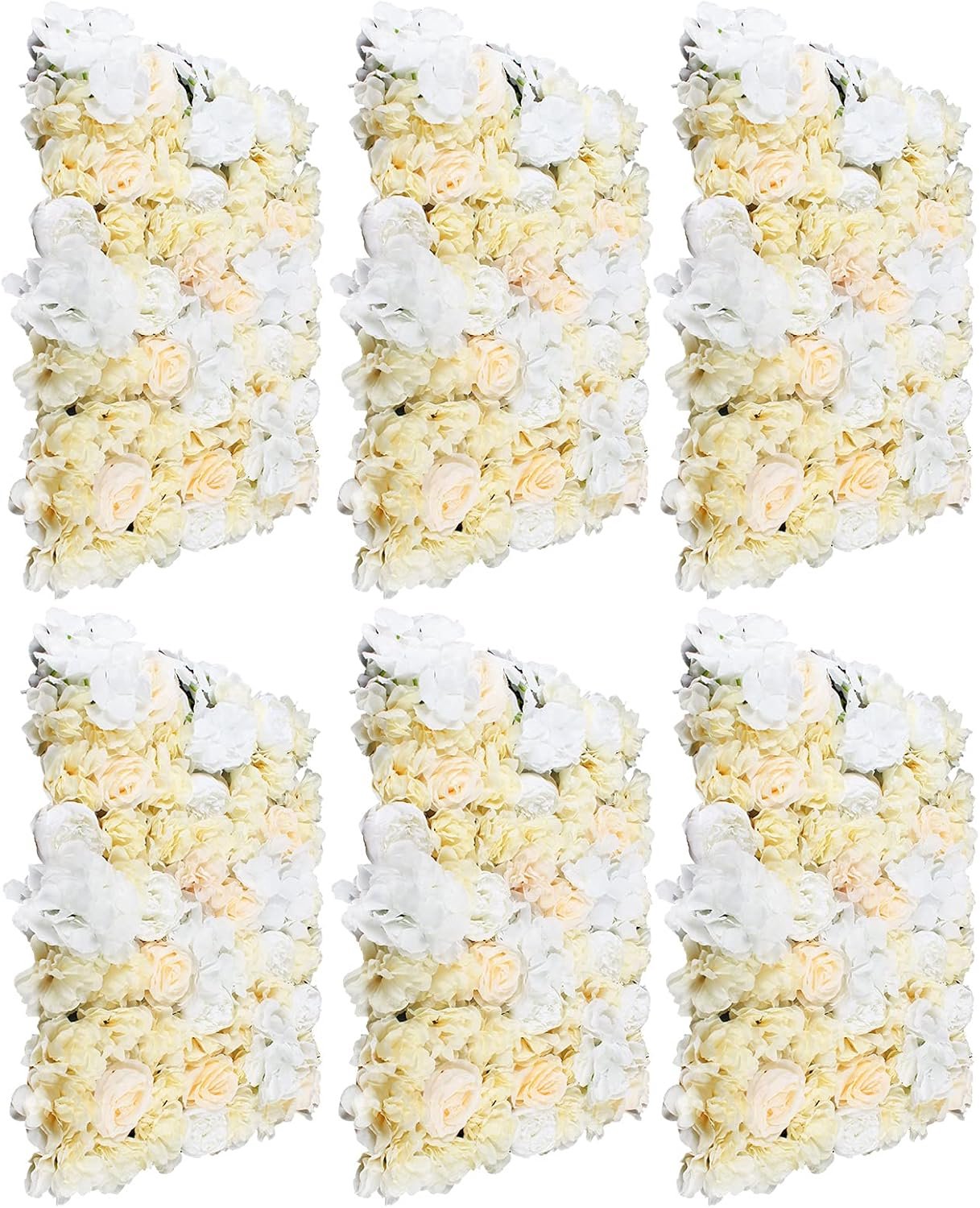 6 pieces of plants, wall, peony, pink + dahlia artificial flowers, pink, wall, wedding, photo background - ShopVlot
