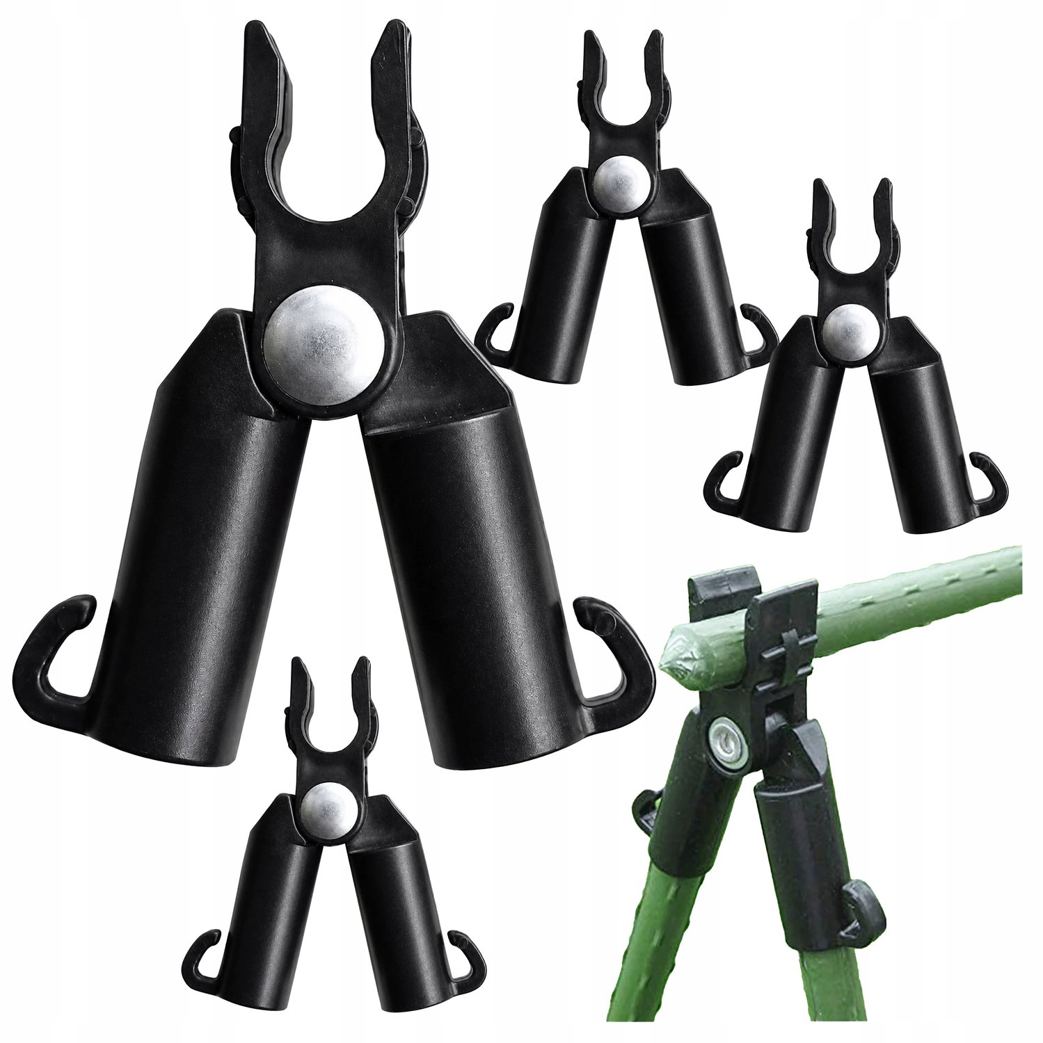 Koppelingen voor Tuinstokken 11mm - 4 Stuks