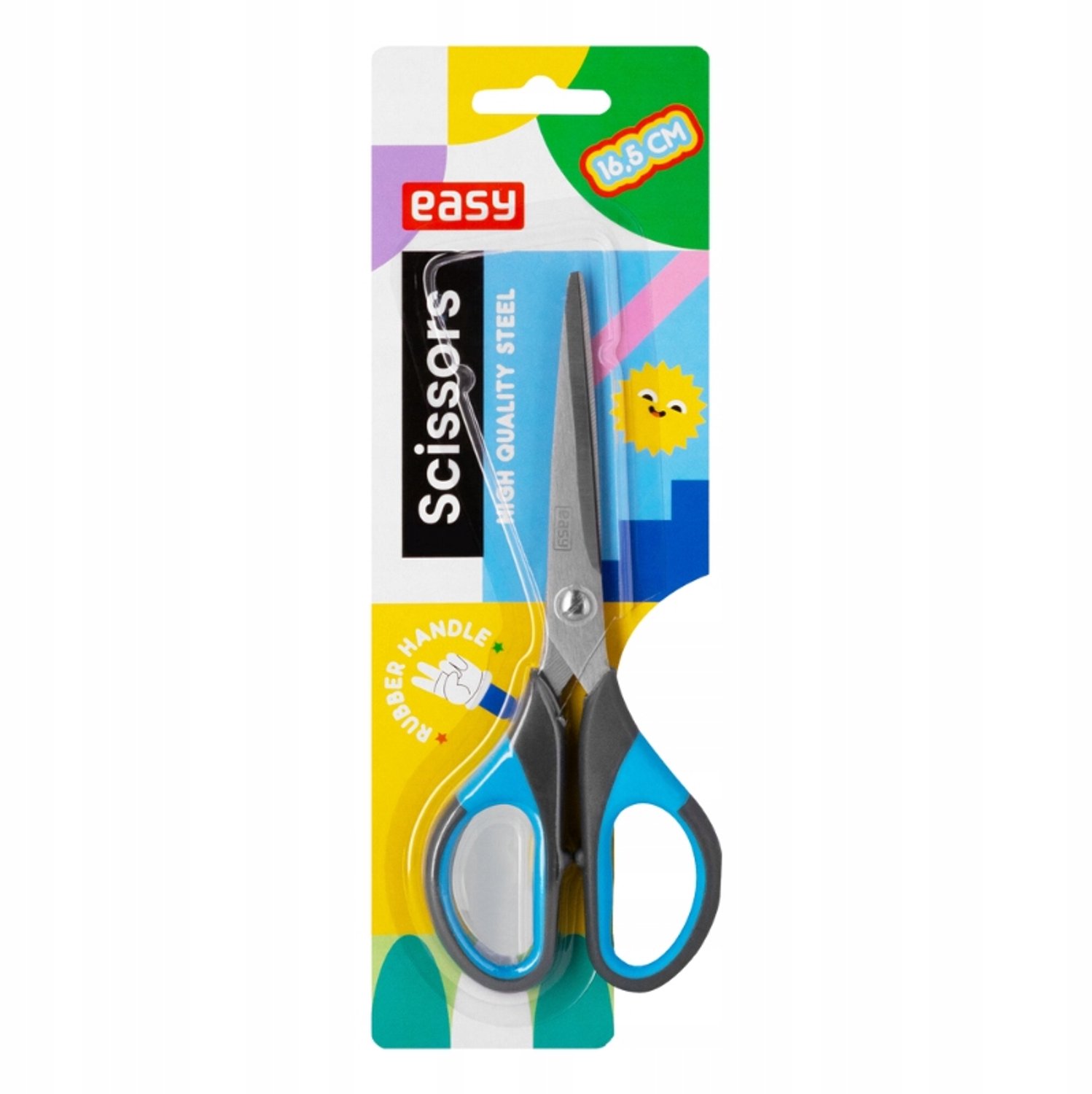 Easy Bureau Schaar 16,5cm met Antislip Handvat - Roestvrij Staal