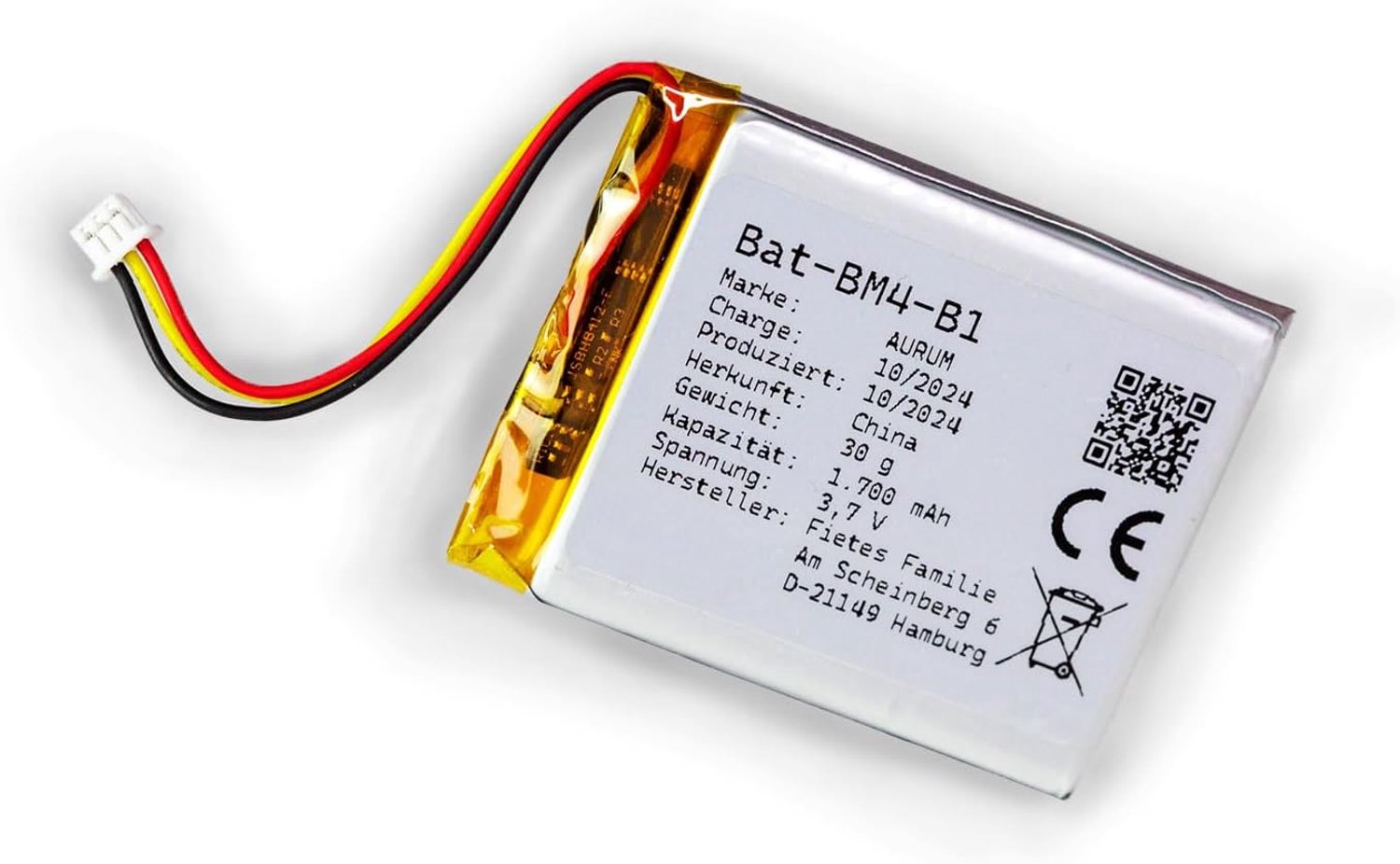 Batterij compatibel met Babymoov Yoo-Feel en Yoo-Moov - 1700 mAh - 3.7 V - Lange gebruiksduur - ShopVlot