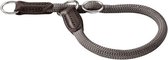 Hunter halsband voor hond freestyle met stop grijs 50 cmx10 mm