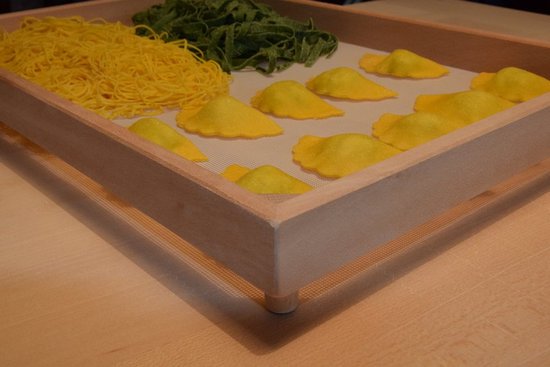 Houten Pastadroogrek - Stapelbaar Beukenhout 32 x 60 cm — afbeelding 4