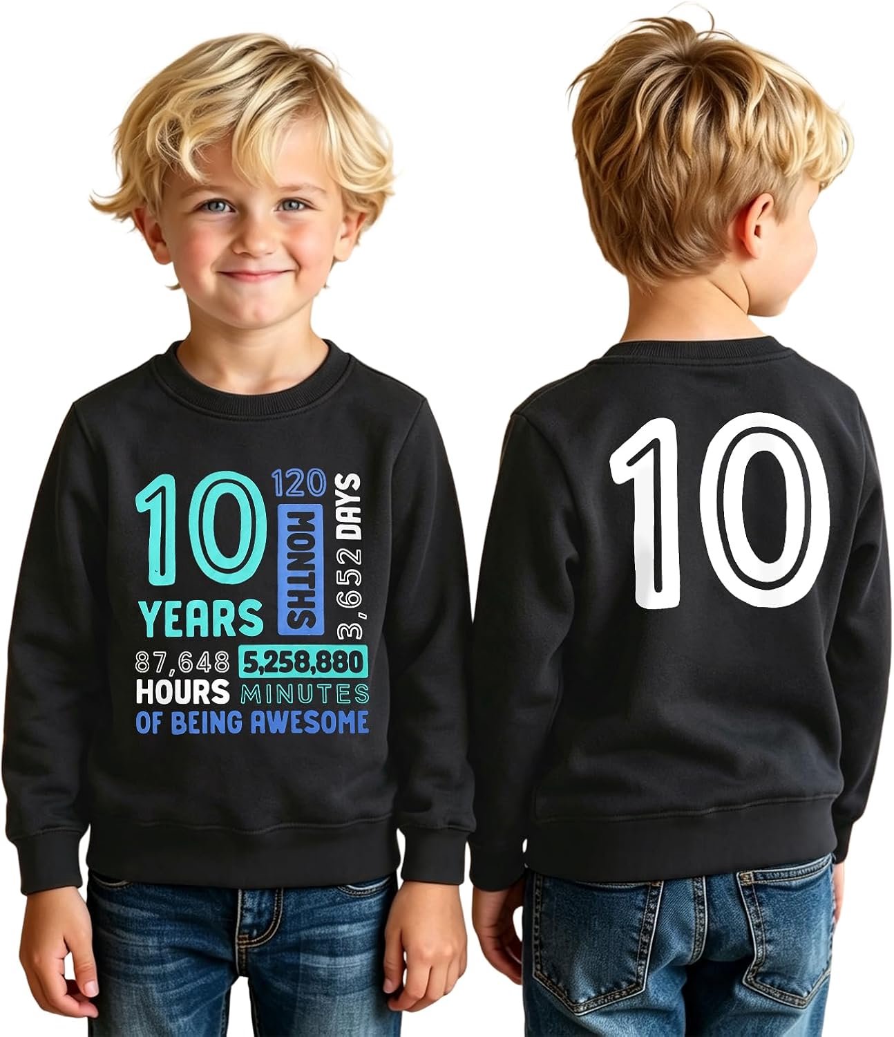 Sweatshirt voor jongens 5-10 jaar
