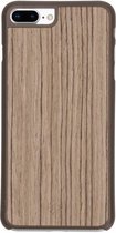 iMoshion Wood Snap On Backcover iPhone 8 Plus / 7 Plus hoesje - Lichtbruin