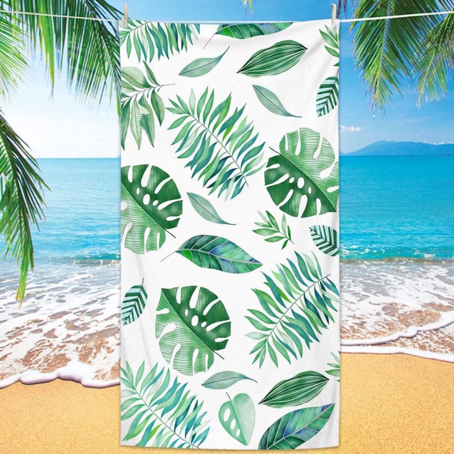 XXL Microfiber Strandhanddoek - Sneldrogend en Zandafstotend