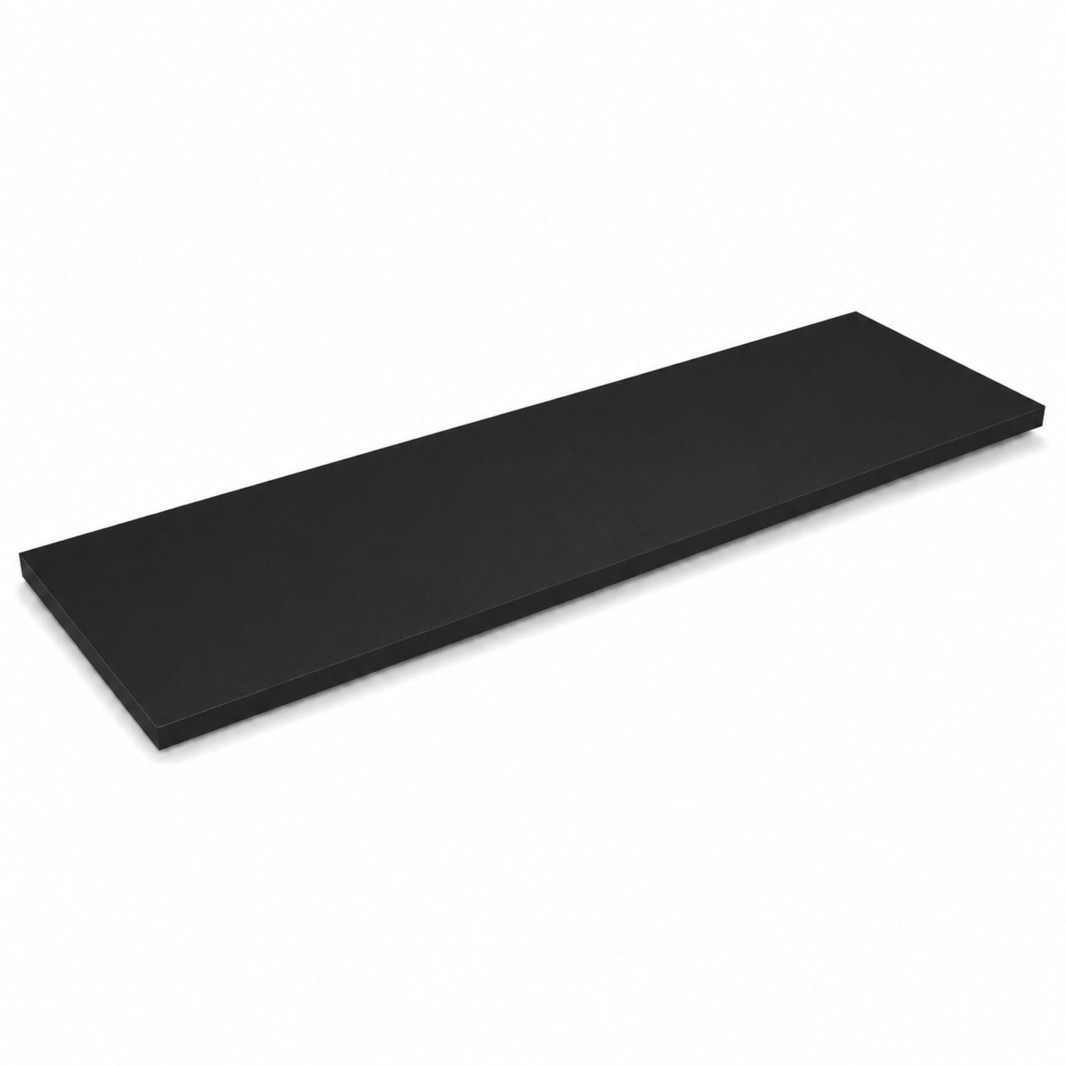 KOLM - HPL-vensterbank voor binnen - Zwart mat - 200 × 20 cm - 12 mm