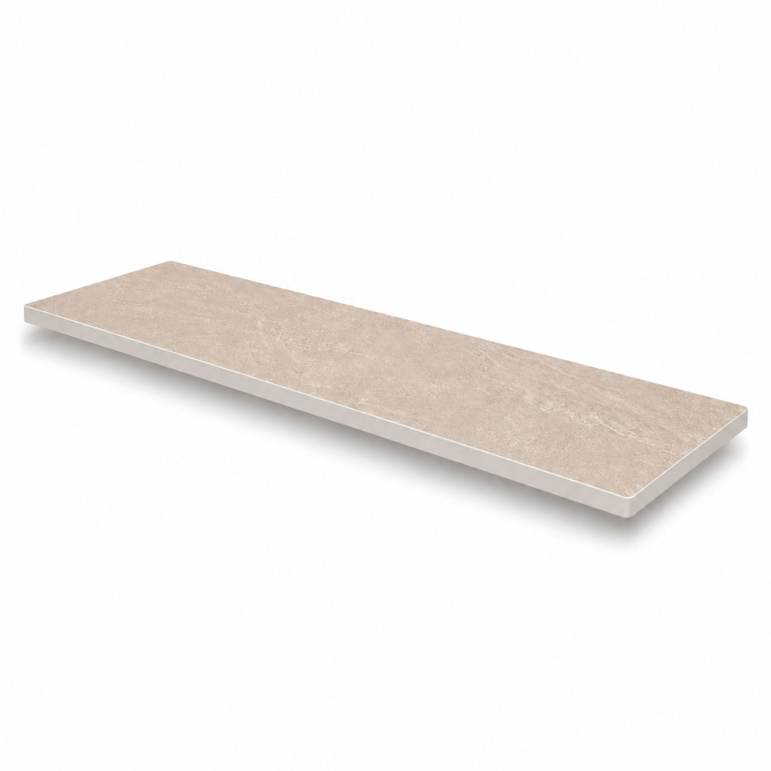 KOLM HPL-serie - Badkamerplank - 80 × 15 cm - 12 mm - Zandsteendecor