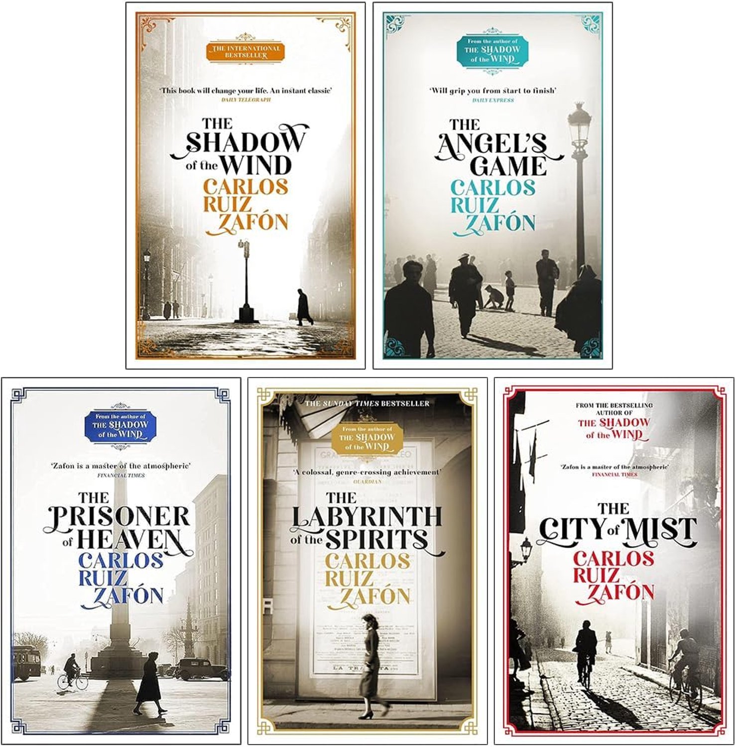 Cemetery of Forgotten Series 5 Boeken Collectie Set