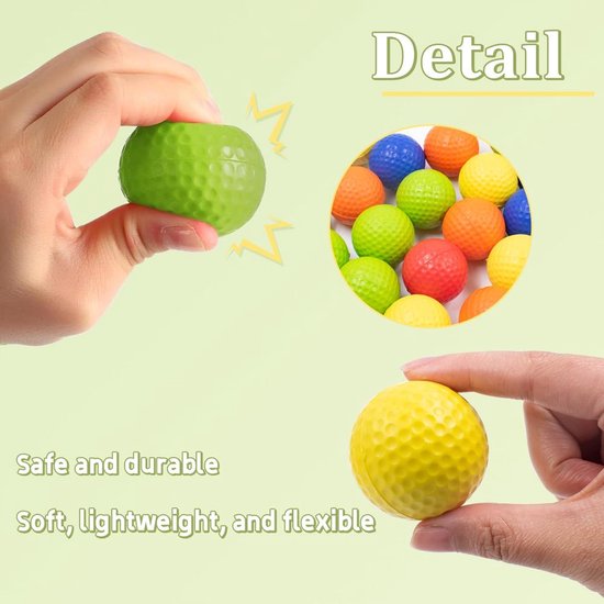 Set van 24 Foam Golfballen voor Training — afbeelding 4