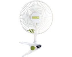 Ventilator Clipfan - 15 cm 15 W Wit - Elektrisch - Polypropyleen - Voor Binnen En Buiten - Draagbare Ventilator