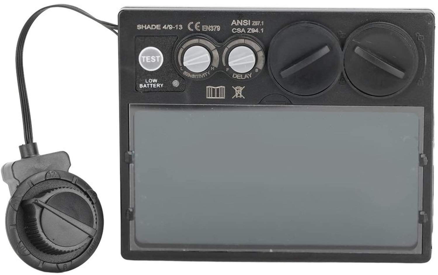 Laslens op Zonne-energie met Automatische Verduistering 100 x 50 mm