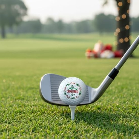 Set van 3 Schattige Kerst Golfballen — afbeelding 4