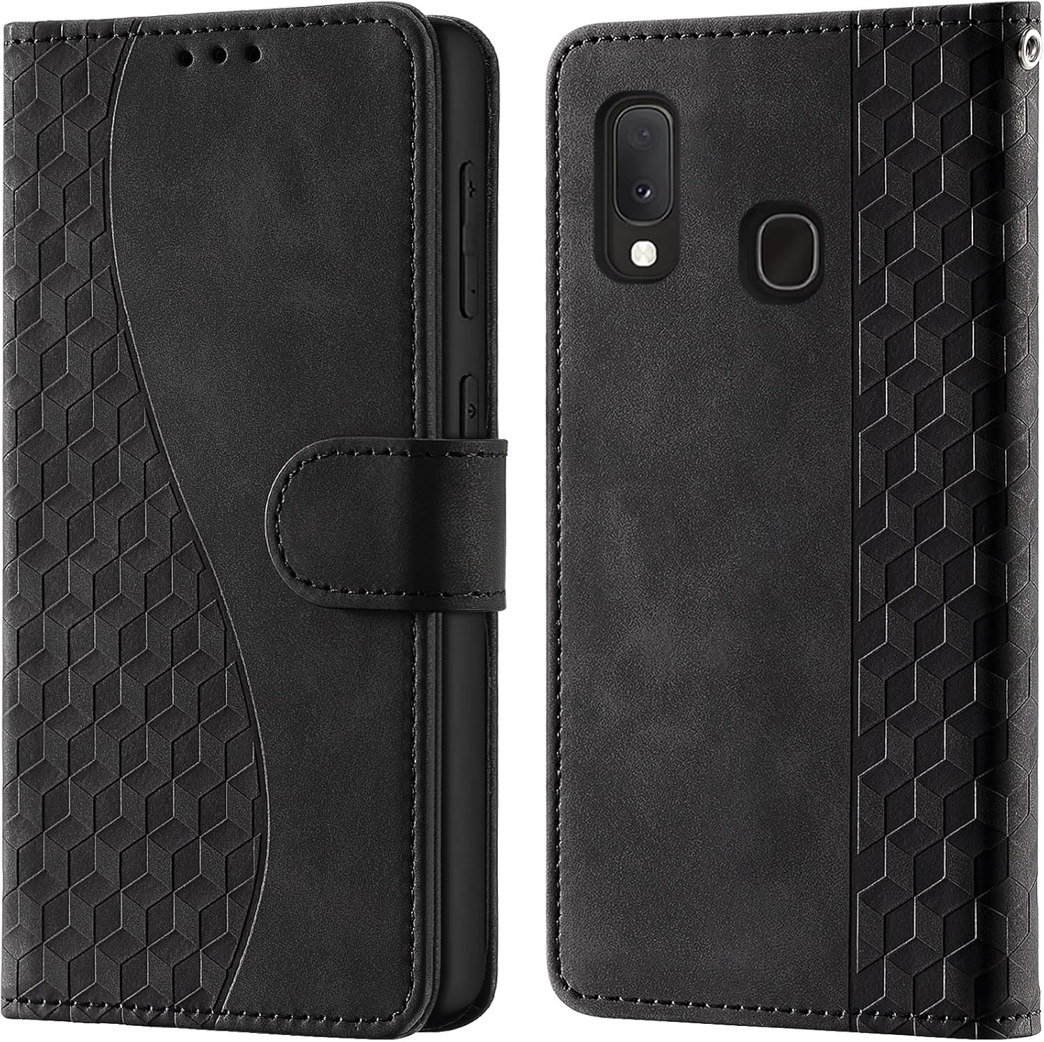 Portemonnee Telefoonhoes voor Samsung Galaxy A20e/A10e Zwart